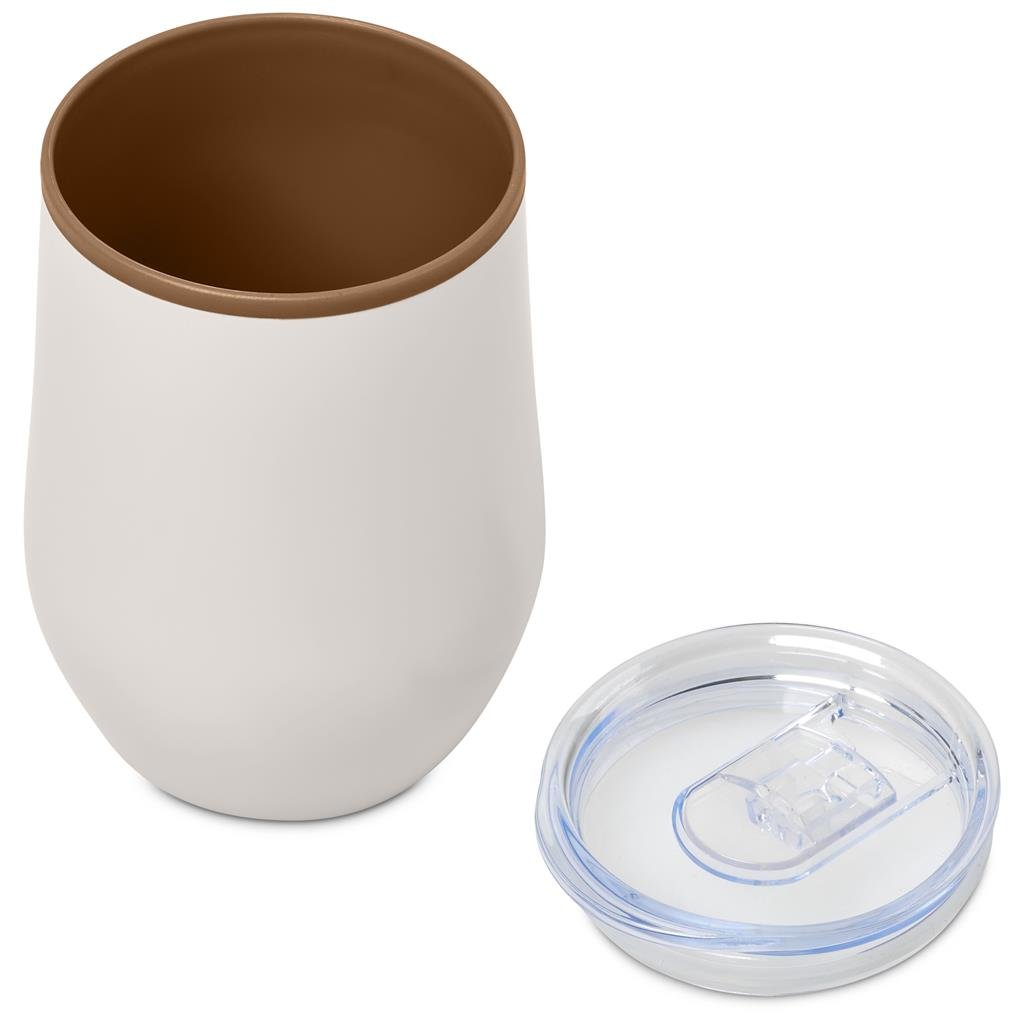 Serendipio Ovolo Stainless Steel & Plastic Double-Wall Tumbler – 350ml